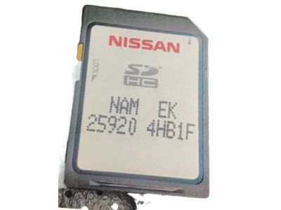 Nissan 25920-4HB1F Sd Card: Map