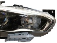 OEM 2014 Infiniti QX60 Right Headlight Assembly - 26010-3JA0A