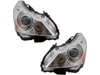 OEM 2012 Infiniti G25 Left Headlight Assembly - 26060-1NM0C