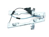 OEM Infiniti G37 Front Door Window Regulator Assembly, Left - 80721-JK000