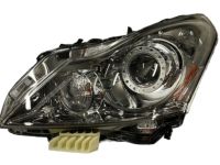 OEM 2012 Infiniti G37 Left Headlight Assembly - 26060-1NM1D
