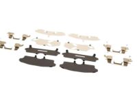 OEM 2018 Nissan Murano Hardware Kit-Front Disc Brake Pad - D1080-3JA0A