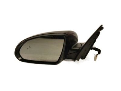 Kia 87610D5150 Outside Rear View Mirror Assembly, Left