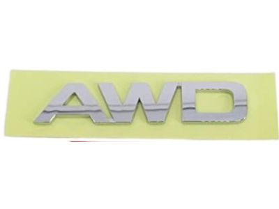 Kia 86340C5000 All Wheel Drive Emblem, Left