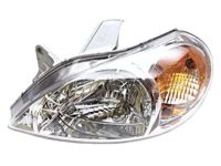 OEM 2002 Kia Rio Driver Side Headlight Assembly - 0K32A51040B