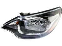 OEM 2012 Kia Rio Driver Side Headlight Assembly - 921011W100