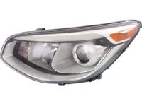 OEM 2014 Kia Soul Driver Side Headlight Assembly - 92101B2050