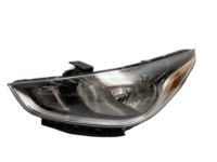 OEM Kia Rio Driver Side Headlight Assembly - 92101H9210