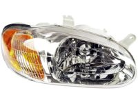 OEM 2001 Kia Sephia Driver Side Headlight Assembly - 0K2AA51040