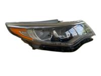 OEM Kia Optima Passenger Side Headlight Assembly - 92102D5300