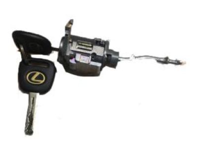 Lexus 69052-48110 Door Lock Cylinder & Key Set, Left