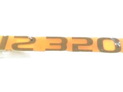 Lexus 75443-53050 Luggage Compartment Door Plate, No.3