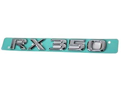 Lexus 75443-48130 Back Door Name Plate, No.3