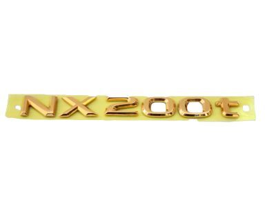 Lexus 75443-78020 Back Door Name Plate, No.2