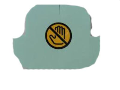 Toyota 74529-60040 Caution Label