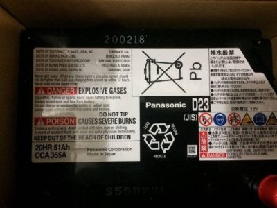 Toyota 28800-31291 Battery