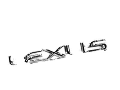 Lexus 75444-78010 Back Door Name Plate