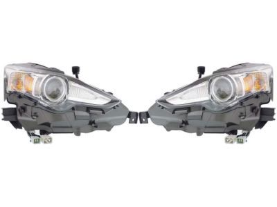 Lexus 81185-53721 Headlamp Unit With Gas, Left