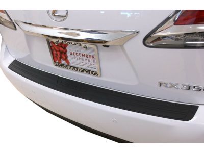 Lexus PT738-48090 Rear Bumper Protector, Black