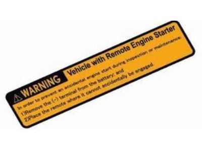 Lexus 88723-20081 Label,Caution