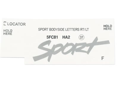 Mopar 5FC81HA2 Decal-BODYSIDE