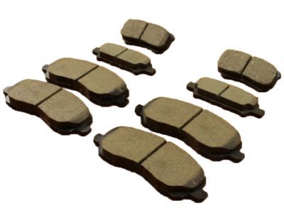 Mopar 2AMV3494AA Front Disc Brake Pad Set