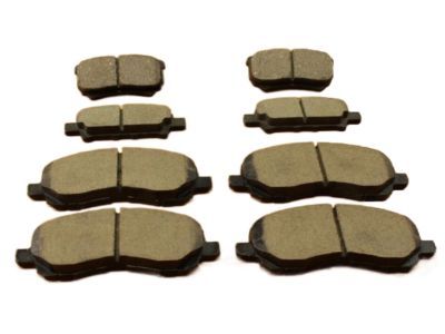 Mopar 2AMV3494AA Front Disc Brake Pad Set