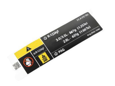 Mopar 68245593AB Label-Air Conditioning System