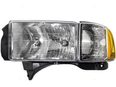 Mopar 55077025AC Driver And Passenger Combination Headlights Replacement