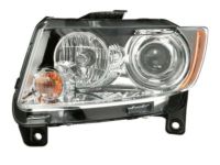 OEM Jeep Grand Cherokee Headlight Assembly Composite - 55079381AJ