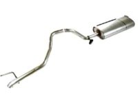 OEM Jeep Wrangler Exhaust Muffler And Tailpipe - 56052347AA