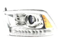 OEM 2013 Ram 1500 Headlight, Driver Side - 68093217AD