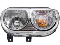 OEM 2012 Dodge Challenger Passengers Halogen Headlight Replacement - 5028776AA