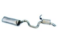 OEM 2015 Dodge Durango Exhaust Resonator And Tailpipe - 68276628AA