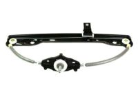 OEM Jeep Wrangler Rear Door Window Regulator Left - 68301955AB