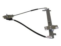 OEM 2000 Jeep Wrangler Front Door Window Regulator - 55076025AD