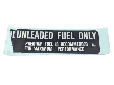 Infiniti 14806-54F05 Label-UNLEADED Fuel Only