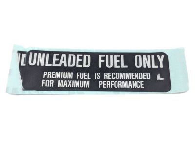 Nissan 14806-54F05 Label-UNLEADED Fuel Only