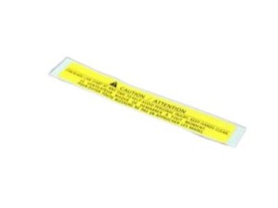 Nissan 21599-89916 Label-Caution, Motor Fan