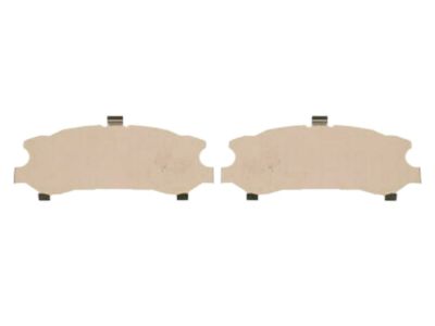 Nissan 41080-ZB525 Hardware Kit-Front Disc Brake Pad