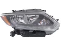 OEM Nissan Rogue Passenger Side Headlight Assembly - 26010-4BA2A