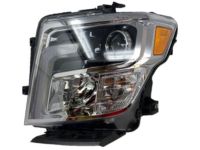 OEM Nissan Titan Driver Side Headlight Assembly - 26060-EZ22B