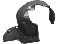 OEM Nissan Versa Protector-Front Fender, LH - 63843-9KK0A