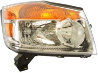 OEM 2010 Nissan Armada Passenger Side Headlight Assembly - 26010-9GA0B