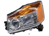 OEM 2015 Nissan Titan Driver Side Headlight Assembly - 26060-9FF0A