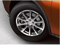 OEM 2018 Nissan Murano 18 10-Spoke Aluminum Alloy Wheel - Pvd Finish (1-Piece) - 40300-5AA4B