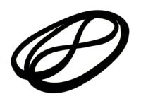 OEM 2012 Nissan Pathfinder WEATHERSTRIP Back Door Window - 90310-EA50A