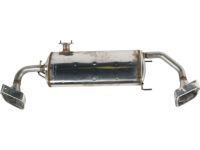 OEM Nissan Exhaust, Main Muffler Assembly - 20100-5AA2A