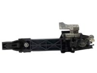 OEM 2012 Nissan Sentra Front Door Outside Handle Assembly, Left - 80607-ET02A