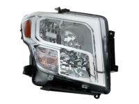 OEM Nissan Titan XD Passenger Side Headlight Assembly - 26010-EZ21A